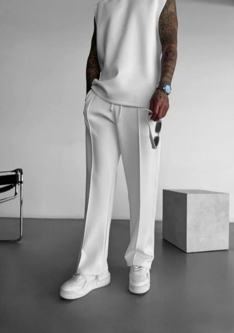 Nudiva's comfortabele broek met wijde pijpen MAX