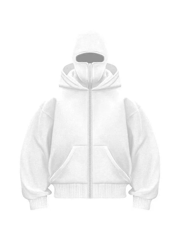 Nudiva's  Hoodie met balaclava