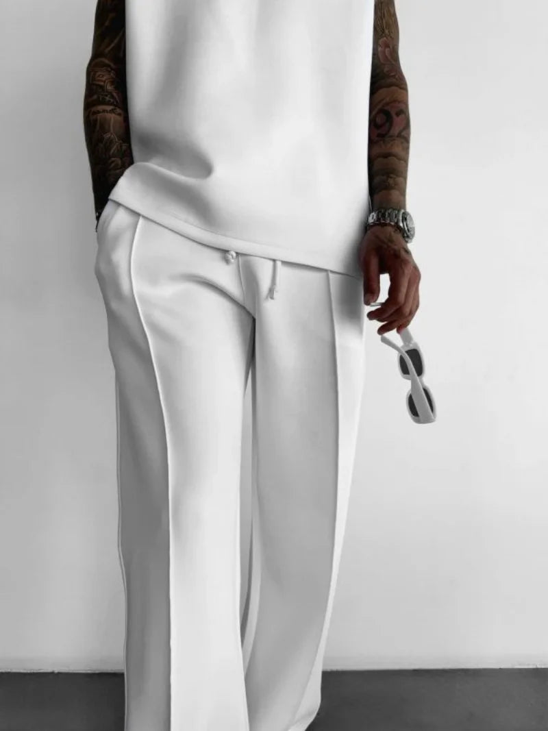 Nudiva's comfortabele broek met wijde pijpen MAX