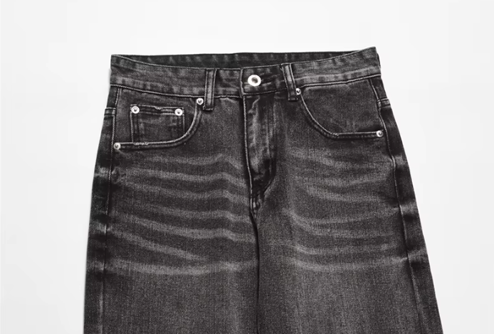 Nudiva's stone washed broek LENN