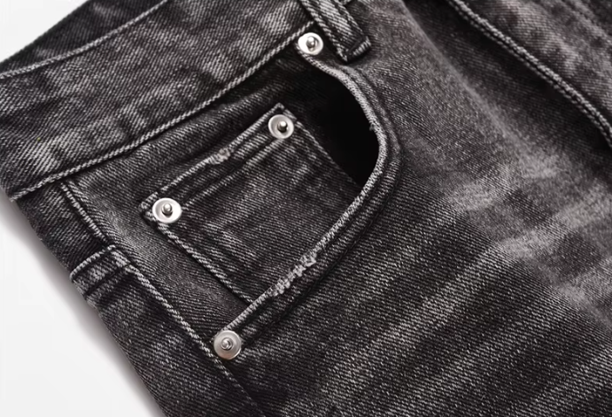 Nudiva's stone washed broek LENN