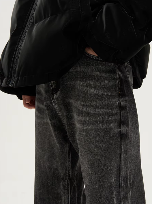 Nudiva's stone washed broek LENN