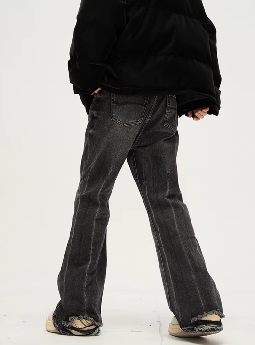 Nudiva's stone washed broek LENN