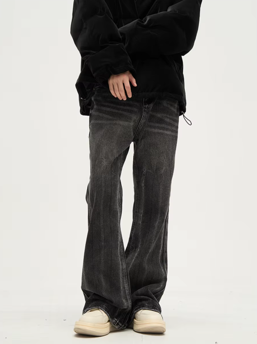 Nudiva's stone washed broek LENN