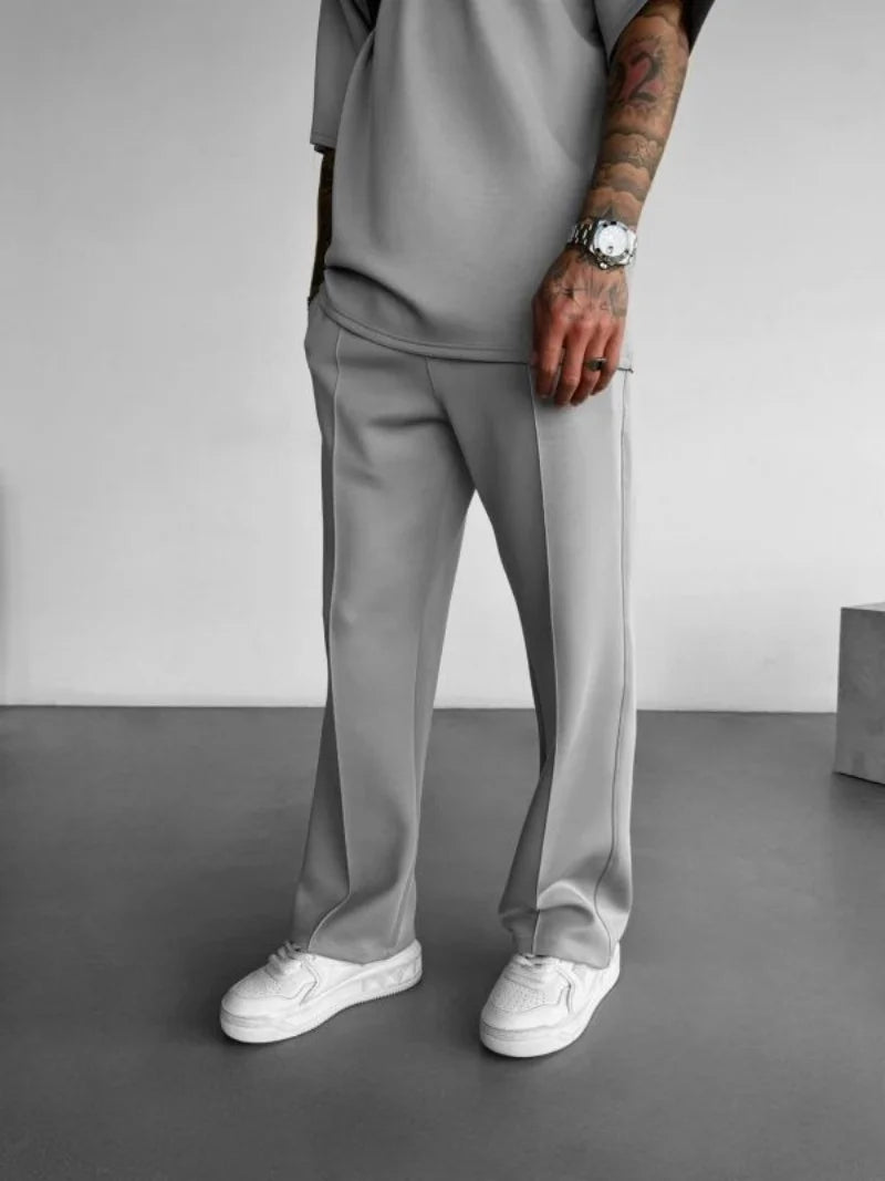 Nudiva's comfortabele broek met wijde pijpen MAX